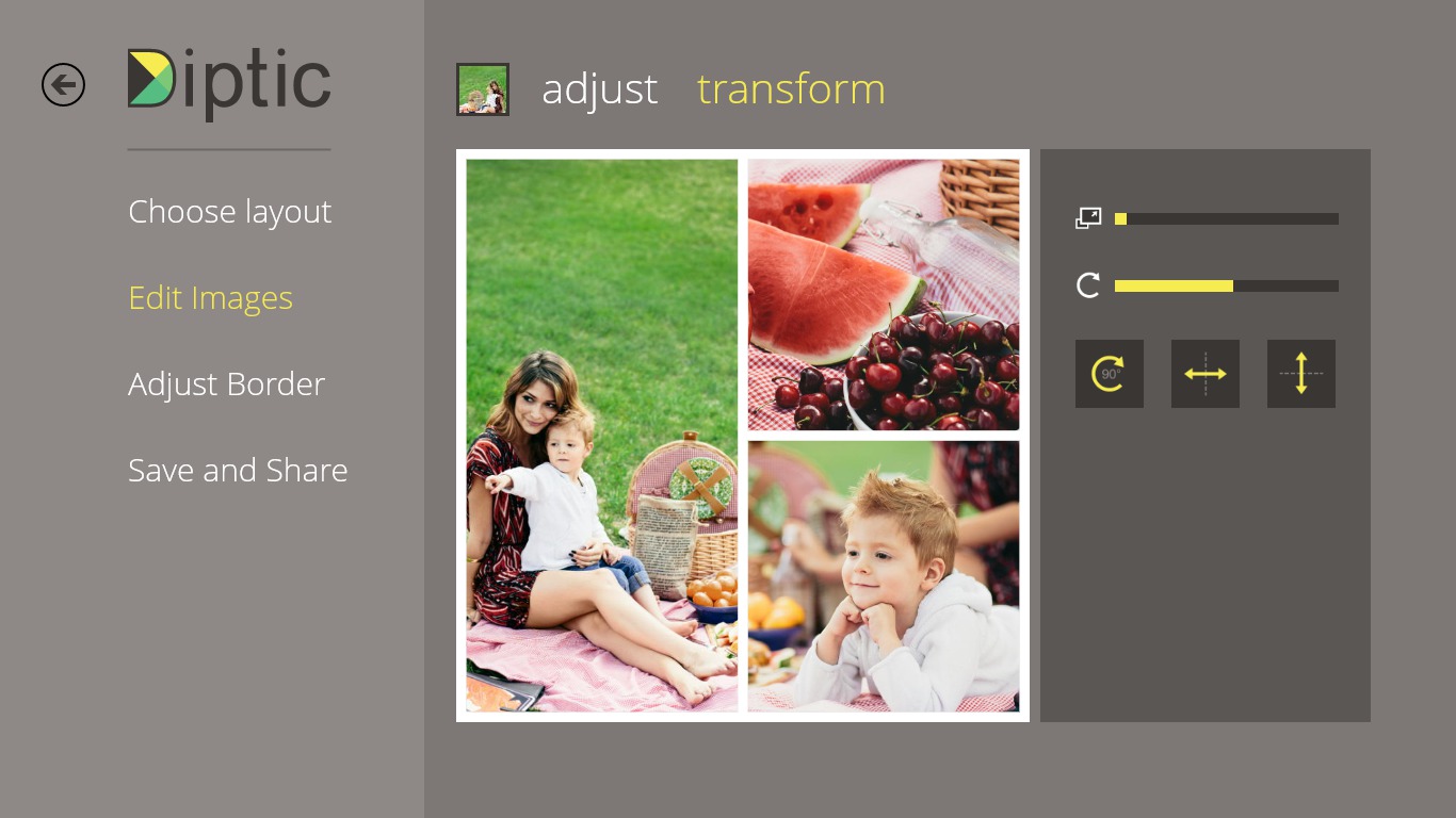 Diptic for Windows 8.1 Screenshot