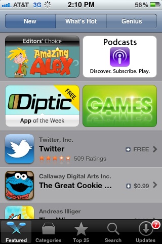 Diptic is the App Store App of the Week
