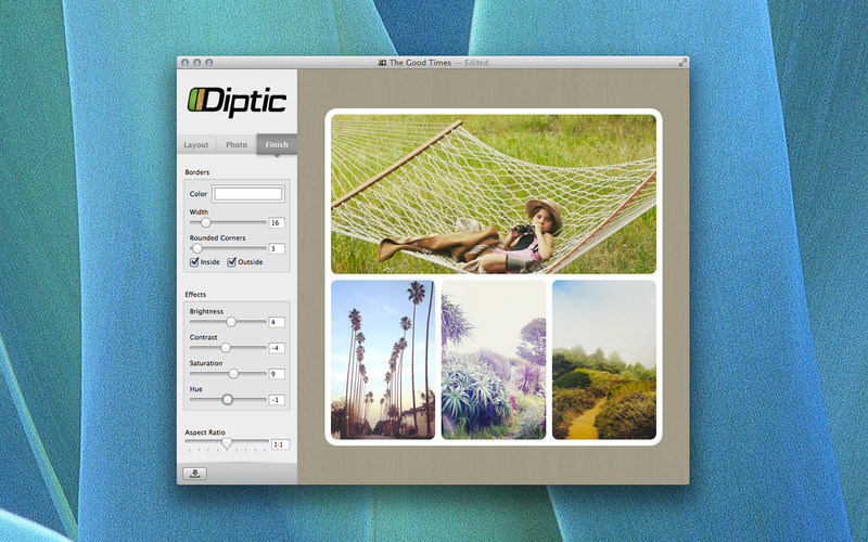 Look Like a Photo Genius With Diptic for Mac